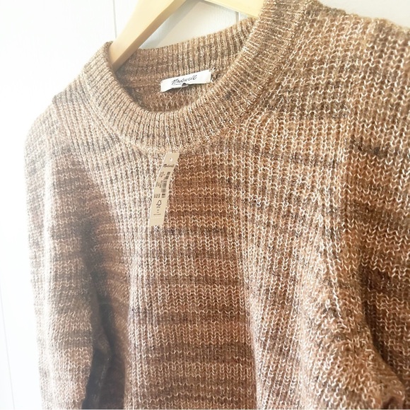 Madewell M NEW Space-Dyed Prentiss Pullover Sweater Autumn NWT Medium - Picture 6 of 10